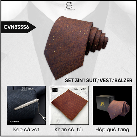 Combo Cà Vạt Nam 3in1 (CVN835S6)