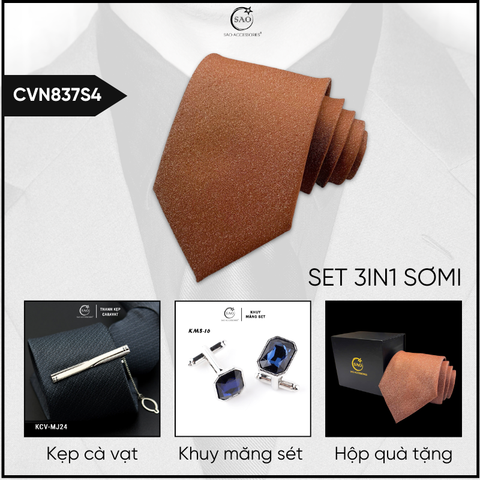 Combo Cà Vạt Nam 3in1 (CVN837S4)