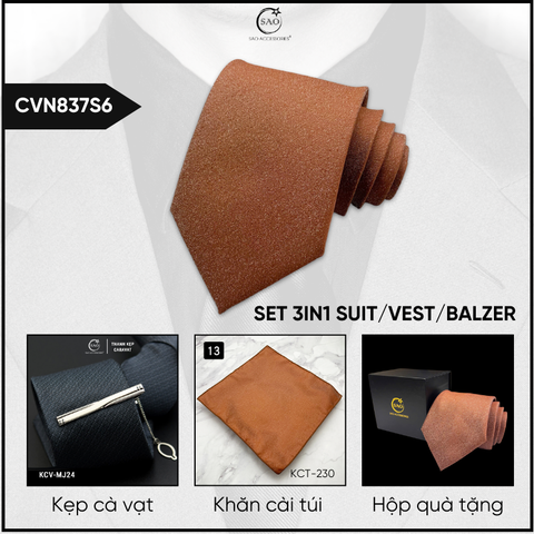 Combo Cà Vạt Nam 3in1 (CVN837S6)