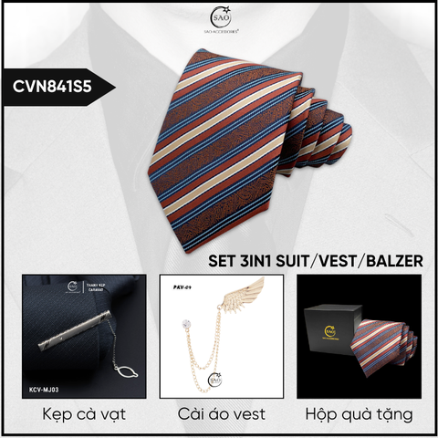 Combo Cà Vạt Nam 3in1 (CVN841S5)