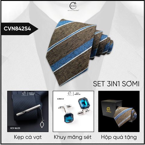 Combo Cà Vạt Nam 3in1 (CVN842S4)