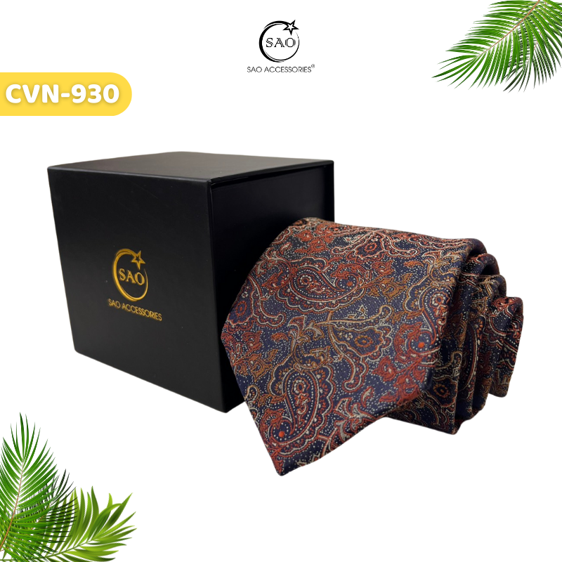 Caravat Cà Vạt Nam Quý Ông Luxury 8cm (CVN930)