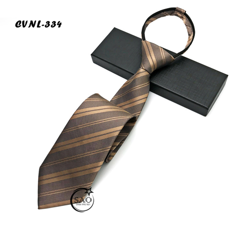 Caravat Cà Vạt Nam SAO 8cm Phong Cách Cổ Điển Thắt Sẵn Tiện Lợi (CVNL334)