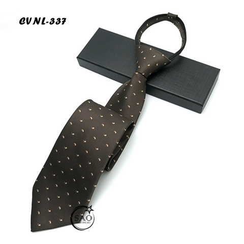 Caravat Cà Vạt Nam SAO 8cm Phong Cách Cổ Điển Thắt Sẵn Tiện Lợi (CVNL337)