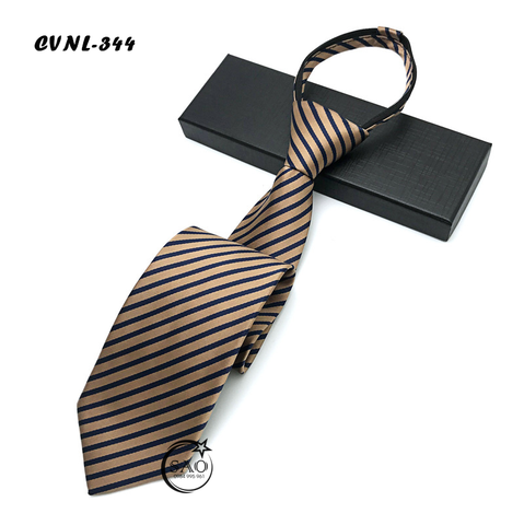 Caravat Cà Vạt Nam SAO 8cm Phong Cách Cổ Điển Thắt Sẵn Tiện Lợi (CVNL344)