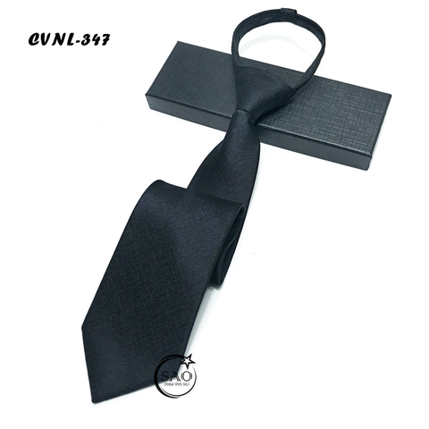 Caravat Cà Vạt Nam SAO 8cm Phong Cách Cổ Điển Thắt Sẵn Tiện Lợi (CVNL347)