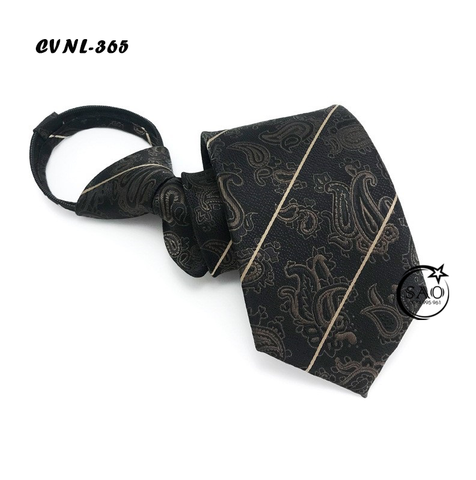 Caravat Cà Vạt Nam SAO 8cm Phong Cách Cổ Điển Thắt Sẵn Tiện Lợi (CVNL365)