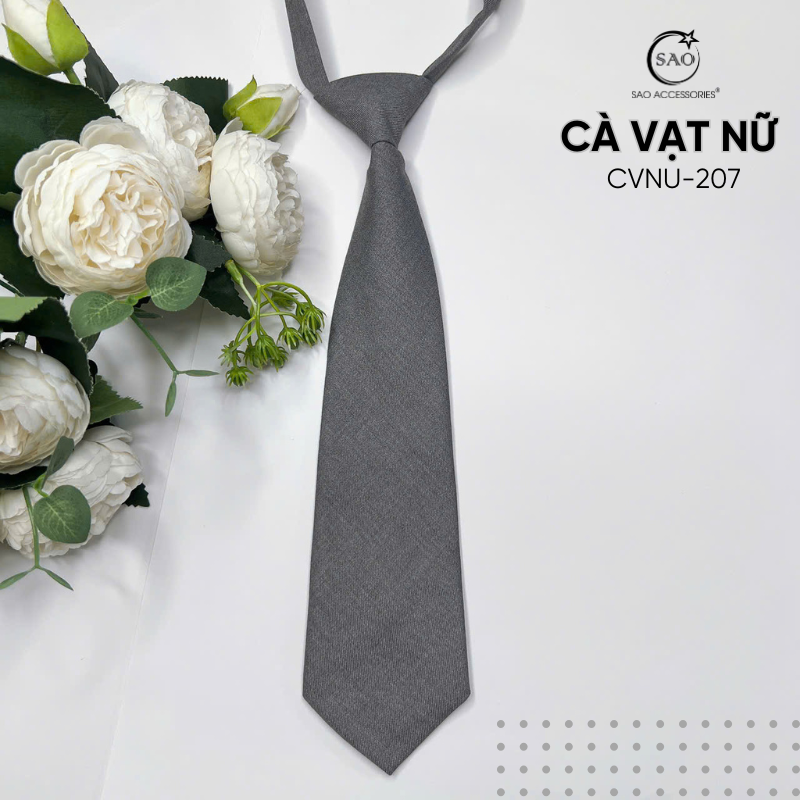 Caravat Cà Vạt Nữ Thời Trang Uniex Phối Kiểu Trẻ Trung Sành Điệu (CVNU207)