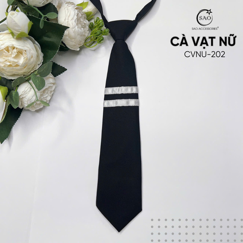 Caravat Cà Vạt Nữ Thời Trang Uniex Phối Kiểu Trẻ Trung Sành Điệu (CVNU202)