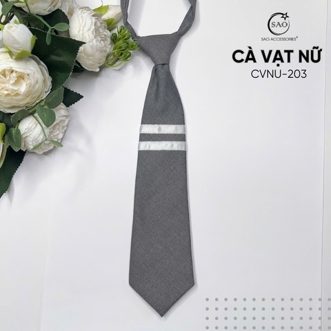 Caravat Cà Vạt Nữ Thời Trang Uniex Phối Kiểu Trẻ Trung Sành Điệu (CVNU203)