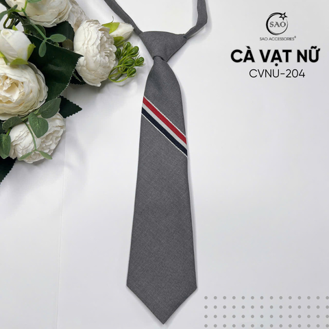 Caravat Cà Vạt Nữ Thời Trang Uniex Phối Kiểu Trẻ Trung Sành Điệu (CVNU204)