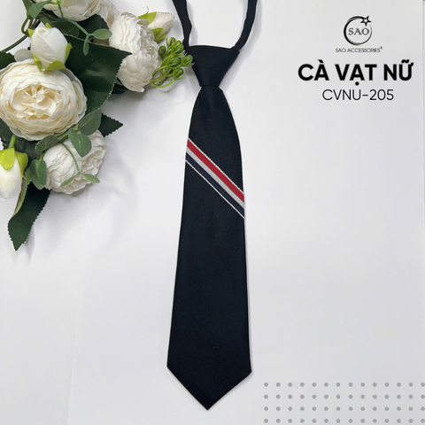 Caravat Cà Vạt Nữ Thời Trang Uniex Phối Kiểu Trẻ Trung Sành Điệu (CVNU205)