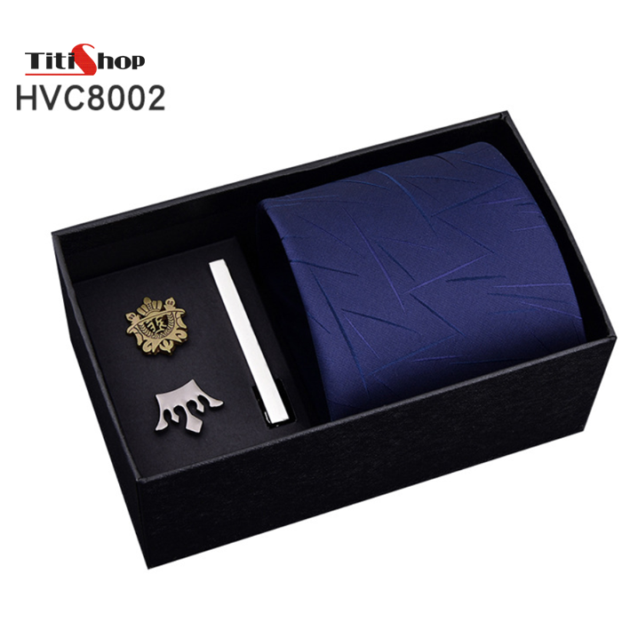 Bộ Cà Vạt Nam 4 Trong 1 HVC8002