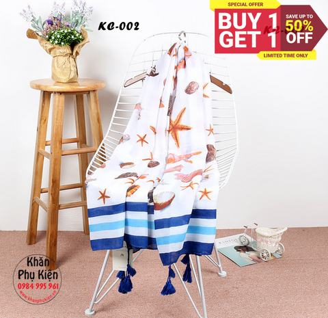 Khăn Choàng Linen Thổ Cẩm (KC002)