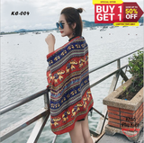 Khăn Choàng Linen Thổ Cẩm (KC004)