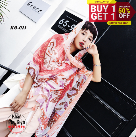 Khăn Choàng Linen Thổ Cẩm (KC011)