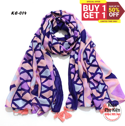 Khăn Choàng Linen Thổ Cẩm (KC014)