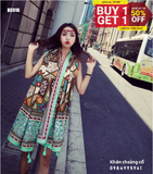 Khăn Choàng Linen Thổ Cẩm (KC016)