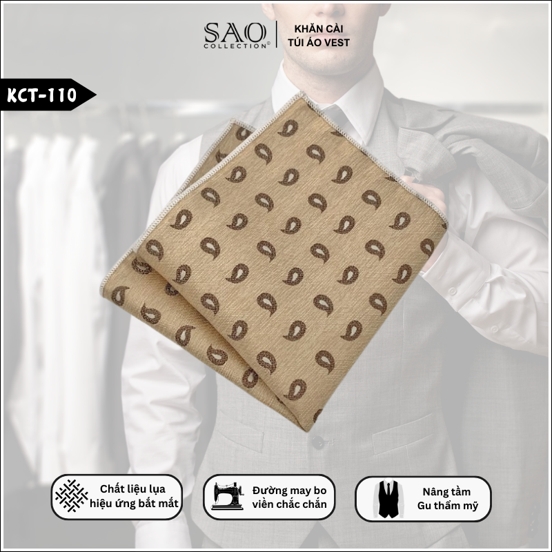 Khăn Cài Túi Vest Phong Cách Hàn Quốc (KCT110)