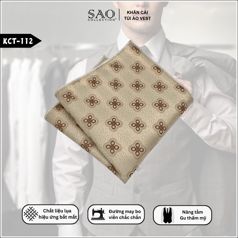 Khăn Cài Vest Nam Đa Màu – Phù Hợp Mọi Dịp (KCT112)