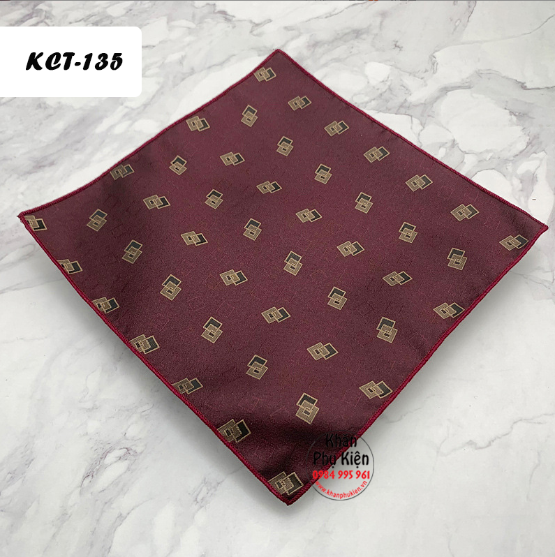 Pocket Square Khăn Cài Túi Áo Vest Nam (KCT135)