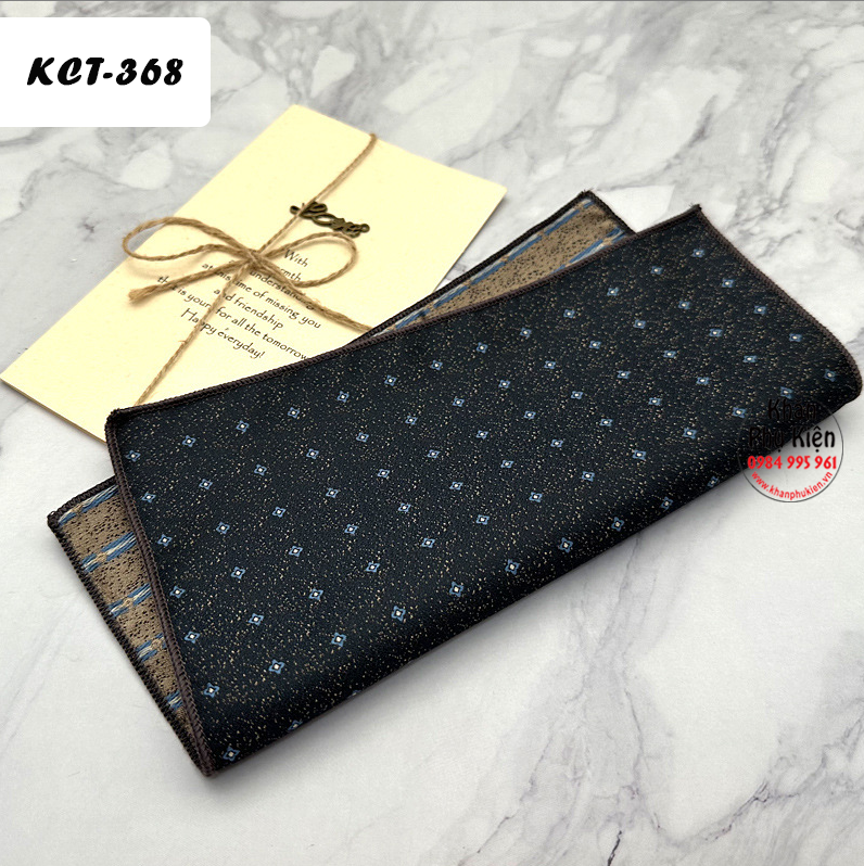 Pocket Square Khăn Cài Túi Áo Vest Nam (KCT368)