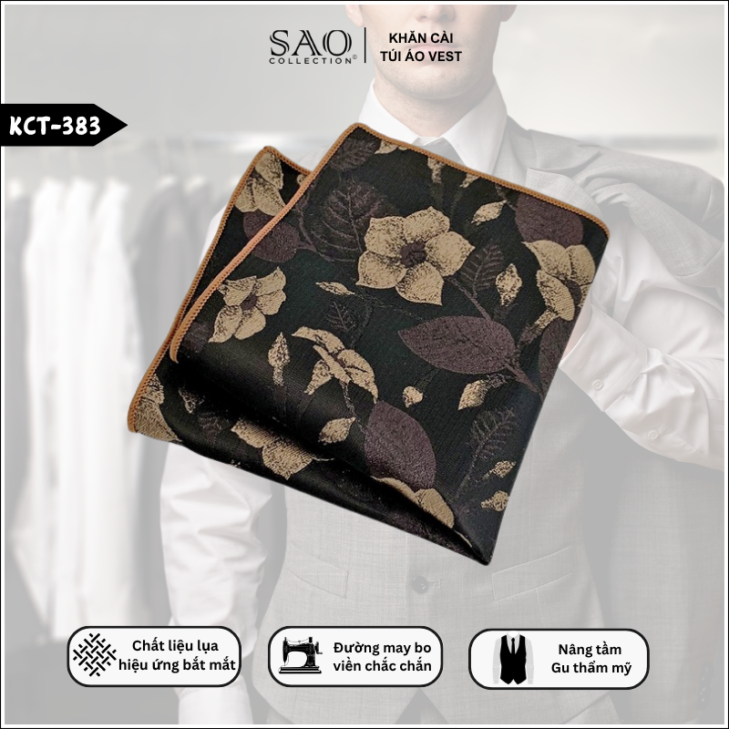 Pocket Square Nam Cho Các CEO Trẻ (KCT383)