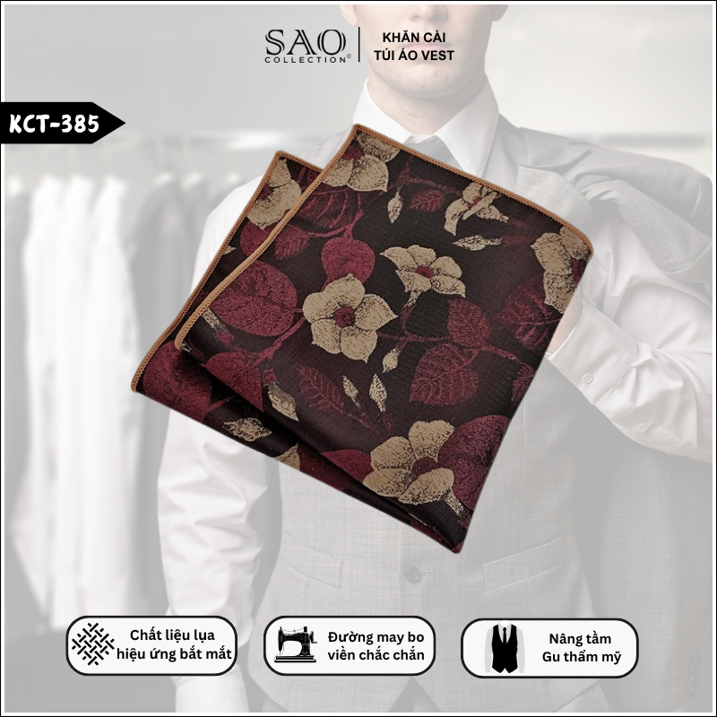Khăn Cài Túi Vest Nam Cho Người Làm Dịch Vụ (KCT385)