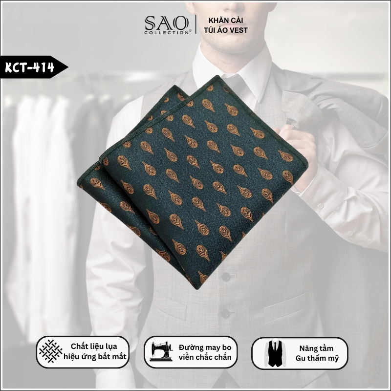 Pocket Square Nam Mặc Khi Quay Video TikTok (KCT414)