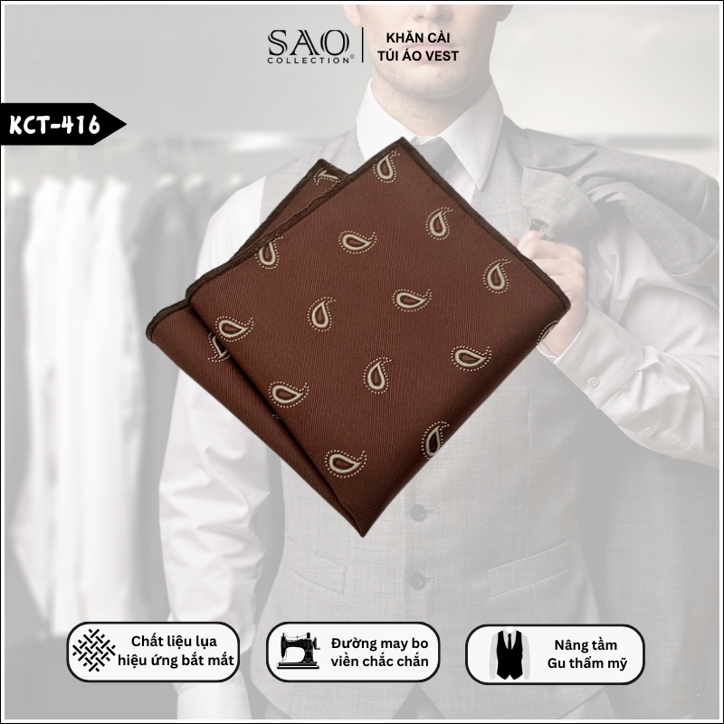Khăn Cài Áo Vest Nam Dành Cho Lễ Giao Lưu Học Thuật (KCT416)