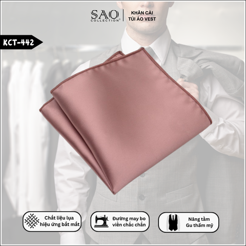 Khăn Cài Túi Vest Nam Phong Cách Lịch Lãm (KCT442)