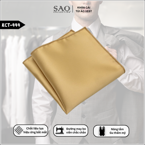Khăn Cài Áo Vest Nam Tối Giản Cao Cấp (KCT444)