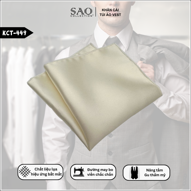 Pocket Square Nam Phong Cách Dandy (KCT449)