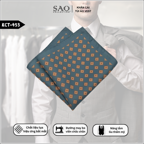 Khăn Cài Túi Vest Nam Cổ Điển Truyền Thống (KCT453)