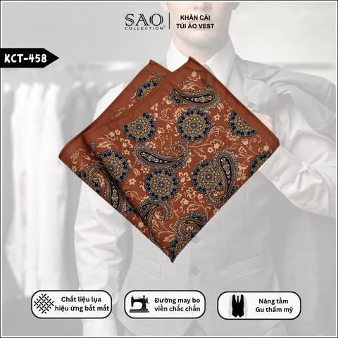 Pocket Square Nam Trẻ Trung Cho Thanh Niên (KCT458)
