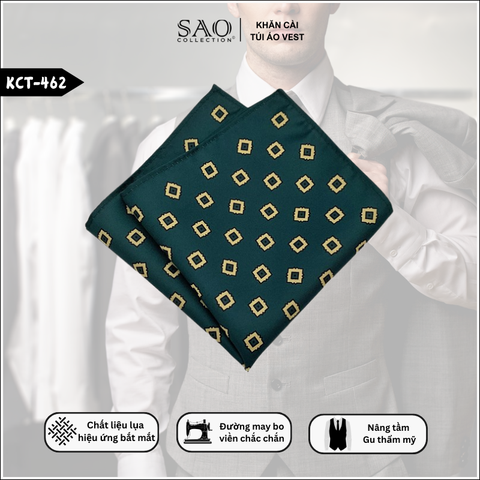 Pocket Square Nam Cho Outfit Lịch Thiệp (KCT462)