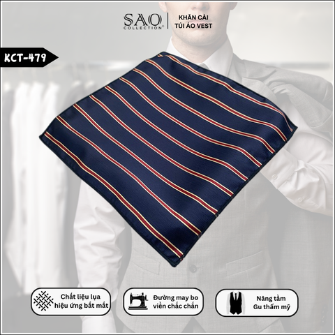 Pocket Square Nam Tặng Người Yêu Gu Lịch Thiệp  (KCT479)