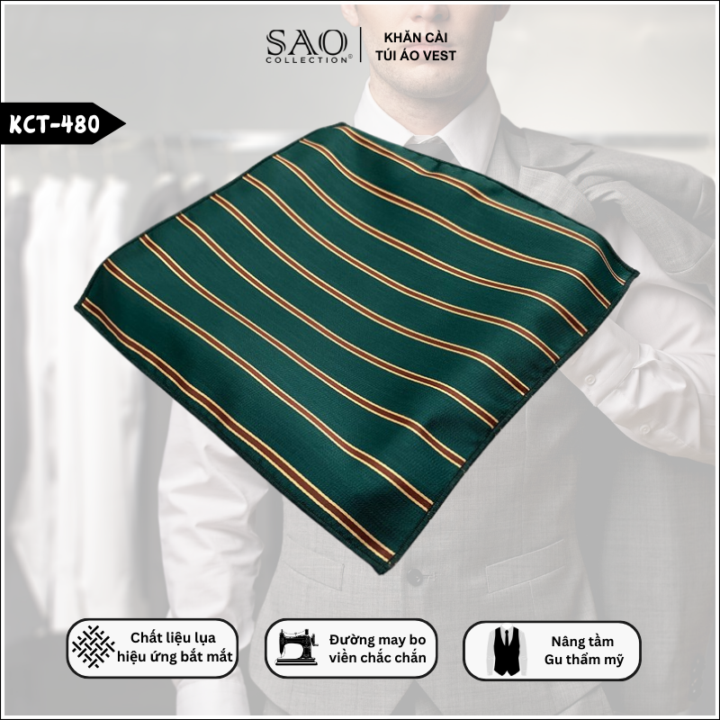 Khăn Cài Vest Nam Làm Quà Cảm Ơn Khách Hàng (KCT480)
