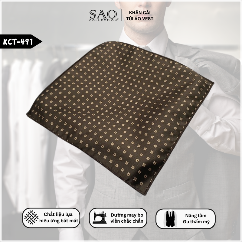 Khăn Cài Vest Nam Cho Người Hướng Ngoại (KCT491)