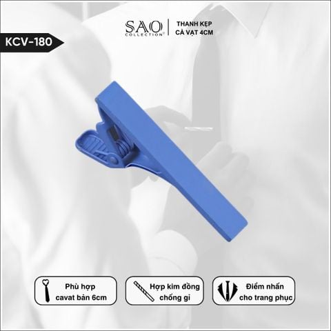 Thanh Kẹp Cà Vạt 4cm (KCV180)