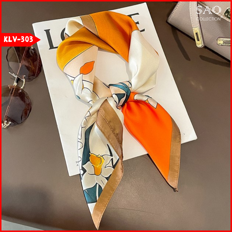 Khăn Lụa Vuông Phong Cách Hàn Quốc (KLV303)