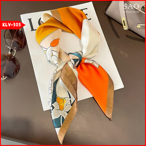 Khăn Lụa Vuông Phong Cách Hàn Quốc (KLV303)