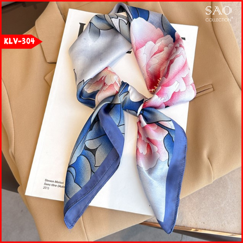 Khăn Lụa Vuông Phong Cách Hàn Quốc (KLV304)