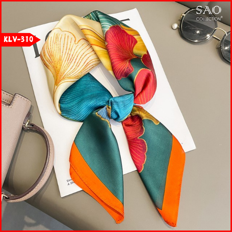 Khăn Lụa Vuông Phong Cách Hàn Quốc (KLV310)