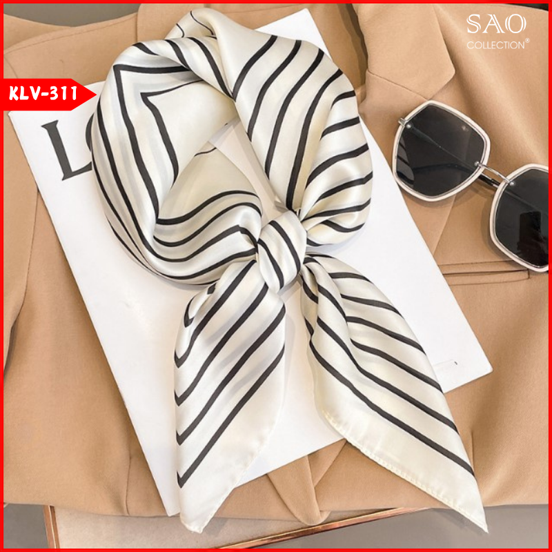 Khăn Lụa Vuông Phong Cách Hàn Quốc (KLV311)