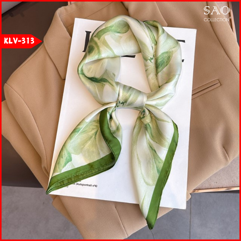 Khăn Lụa Vuông Phong Cách Hàn Quốc (KLV313)