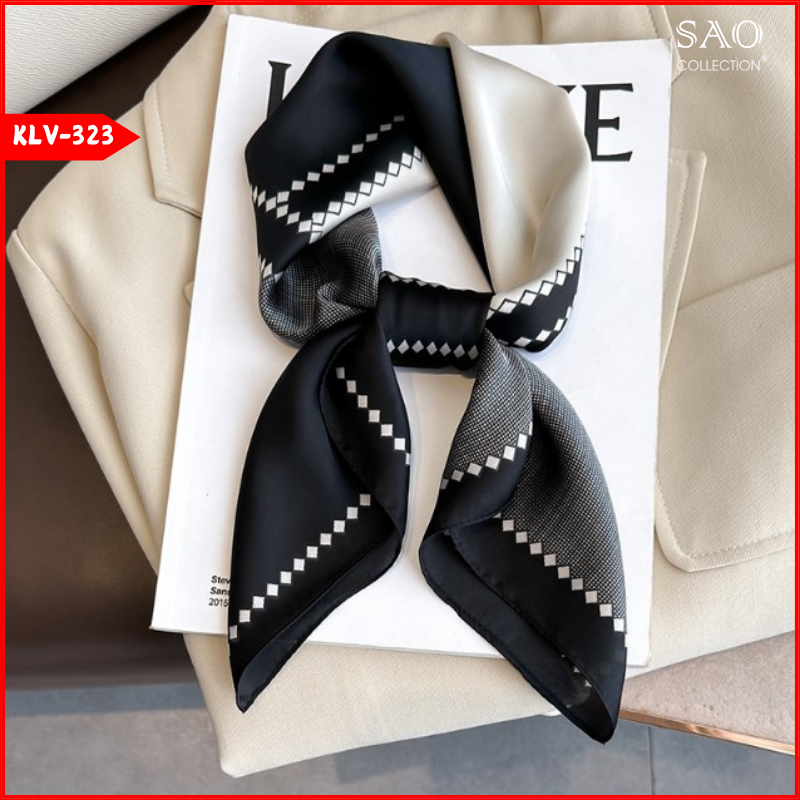 Khăn Lụa Vuông Phong Cách Hàn Quốc (KLV323)