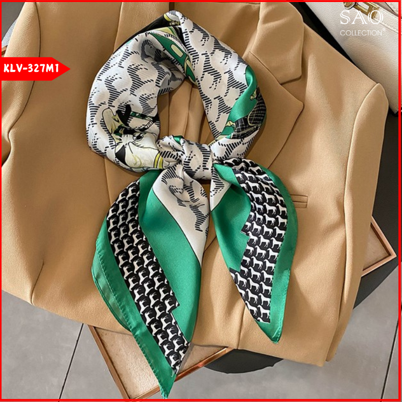 Khăn Lụa Vuông Phong Cách Hàn Quốc (KLV327M1)