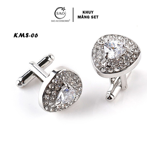 Khuy Măng Set Tay Áo Sơ Mi Nam (KMS06)