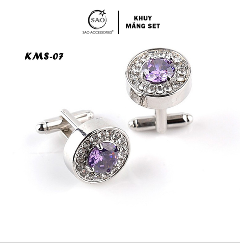 Khuy Măng Set Tay Áo Sơ Mi Nam (KMS07)